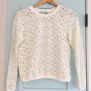 Womens sweater size medium cream piperlime